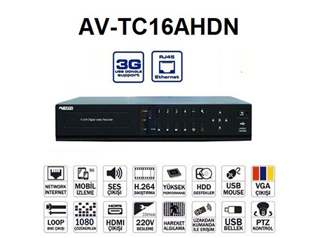 Av-tr16 kayıt cihazı